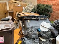 bathroom rip out collected by Greener Waste Solutions Ltd
