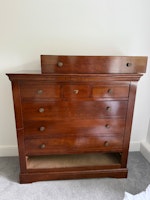 Chest drawers, 4 dining chairs collected by Rubbish Clear Away