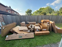 Cardboard waste collected by Mersey Waste (NW) LTD