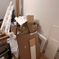 Kitchen install waste collected by Mr Trash London