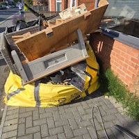 Hippo Skip bag collected by T & O waste services