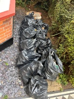 13 bags or rubble and sand collected by SIMMS Movements