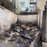 Garage waste removal Detached garage burned down. Wastes need to be removed please SA1 - removed for £175