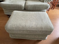 2 2-seater sofas armchair stoo collected by UKWASTESERVICES LIMITED