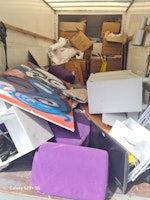 2 small units, boxes of paper collected by Rid Junk Ltd