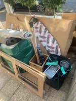 household waste + fence panel collected by Waste Machine