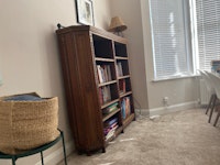 Book shelves and mattresses collected by waste management group