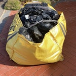 hippo mega bag old office files garden pots all in individual black plastic bags RG45 - removed for £200