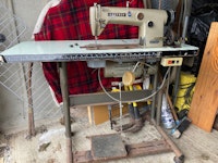 Industrial sewing machine collected by Waste Machine