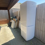 fridge/freezer, wood and bags MK11 - removed for £150