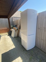 fridge/freezer, wood and bags collected by Zero Waste Management Ltd