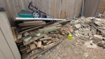 rubble and decking waste rubble, decking waste, and a broken mower. preferably collected on a weekday, rubble could be reused for hardcore,parking outside the front of house IG10 - removed for £250