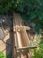 hardwood + MDF boards collected by Squeaky Clean Removals