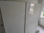Ikea Pax wardrobe 40cm deep 200cm high, 40 cm deep, 2 sliding doors and a single cabinet with mirror that needs to be assembled, we moved into the new home and realised we actually don't need this wardrobe SW14 - removed for £0