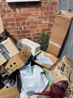 Cardboard other waste collected by Quick Junk