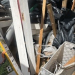 household waste collection . includes bathroom toilet sink shower. wood. pallets. old pipes. radiator towel rail. one sheet of plasterboard in 3 pieces. glass. old gate. bags of rubble. tiles. metal.
king size mattress in good condition and also a working electric grass strimmer you can sell on if
you like.
collection asap today. KT11 - removed for £200