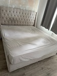 Bed mattress and small fridge 1* king size bedframe and mattress
1* small fridge SG1 - removed for £80