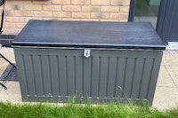 Garden storage box collected by Mersey Waste (NW) LTD