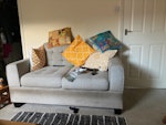 A 2 seater sofa Sofa removal RG1 - removed for £70