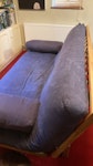 futon sofa bed sofa bed with faulty mechanism BN3 - removed for £70