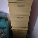 2 small filing cabinets and 1 Old mattress and wooden filing cabinets B31 - removed for £70