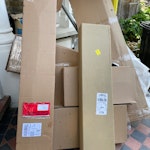 Card board boxes&packing stuff We have quite a few card board boxes from moving in recently and would appreciate a quote for pick up. Thanks, Laura N4 - removed for £65
