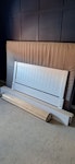 2x bed frames and 2x mattress 2x bed frames and 2x mattress, some wood, study desk and chair + a couple of black bags. OX39 - removed for £300