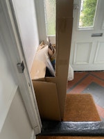 Bunch of cardboard boxes collected by JLC WASTE MANAGEMENT LIMITED