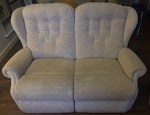 Two seater sofa and recliner Two seater sofa and power recliner in good working condition. SG1 - removed for £100