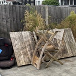 Miscellaneous garden waste There are some bamboo plants that have been been dug up (ie not in the ground anymore) a Maxi Cosi car seat that could be reused if desired and the rest is miscellaneous garden and household waste that needs to be removed asap. SW19 - removed for £120