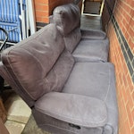 double seat recliner sofa large double seat recliner sofa, one side is not working anymore. E6 - removed for £95