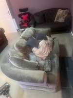 Old knackered sofa collected by W M R INTEGRATED LTD