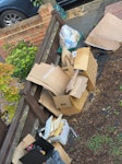 Some boxes and building waste Black Samsung fridge freezer working 
White becko fridge freezer broken
Cardboard boxes and builders waste BR3 - removed for £190