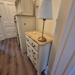 wardrobe and chest of draws Wardrobe (doors been taken off), chest of drawers, tv stand and a mattress PO1 - removed for £155