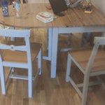mattress,study+dining table 1 double bed mattress, 2 study tables(uninstalled), 2 study chairs, 1 dining table, 4 chairs HA4 - removed for £80