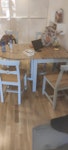 mattress,study+dining table 1 double bed mattress, 2 study tables(uninstalled), 2 study chairs, 1 dining table, 4 chairs HA4 - removed for £80