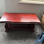 Items of furniture and a sewin Items in pictures and 1 bookshelf, a plant stand, a mattress topper. LU2 - removed for £150