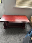 Items of furniture and a sewin Items in pictures and 1 bookshelf, a plant stand, a mattress topper. LU2 - removed for £150