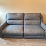Sofa large 2 seater Large 2 seater Parker knoll sofa only 12 months old but from smoking home so some charities will not accept. In really good condition as been covered. Need collected before Friday 4th July CA7 - removed for £145