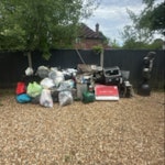 mixed garden rubbish mixed garden rubbish, old clothes, bike, bbq GU22 - removed for £250