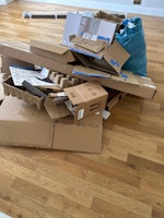 Packaging boxes collected by JLC WASTE MANAGEMENT LIMITED