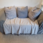 1 small sofa +1 small sofa bed 2 sofas to dispose of. 1 is a sofa bed. Overall good clean condition but bad pattern under the covers. 2nd floor apartment. M20 - removed for £110