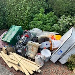Household junk. Mix of domestic waste, 2 mattresses and baby items. LU6 - removed for £220