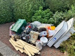 Household junk. Mix of domestic waste, 2 mattresses and baby items. LU6 - removed for £220