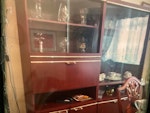 Armchair, settee & wall unit Two seater settee, matching armchair and wall unit B24 - removed for £260