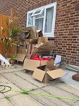 Empty crdboard boxes Approx 100 empty cardboard boxes. Can be reused N10 - removed for £120