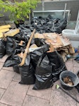 Bags of rubble and other items Budget £250 - only offer if you’re happy with this. 

Bags of rubble 30-40
Shower screen
Toilet 
Radiators 
Wood headboard
Bath cupboard E17 - removed for £250