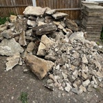 Rubble (concrete and paving) I have dug up a garden path, mostly concrete and paving slabs. KT5 - removed for £350