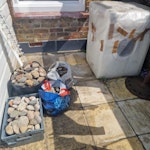 Old washing machine and stones Old washing machine/tumble drier, was working when taken out.
Old stones collected from garden borders TN21 - removed for £80