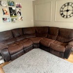 Corner sofa Leather corner sofa MK42 - removed for £0